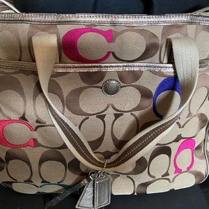 Vintage Coach Diaper Bag